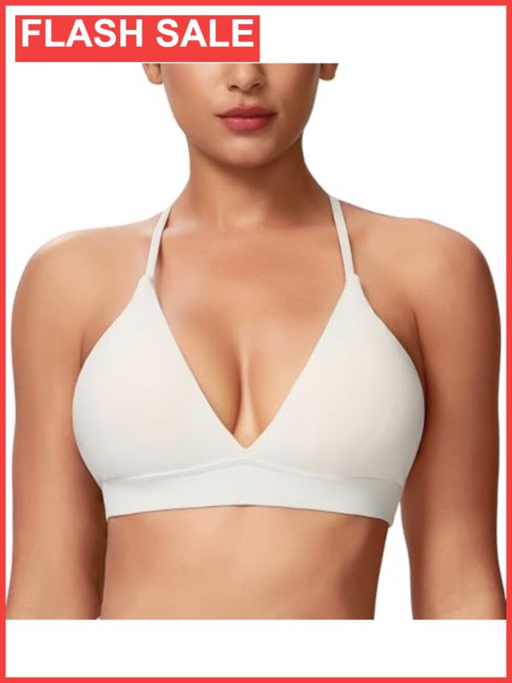 SPVISE Triangle Bralette Sports Bra Removable Pad Adjustable Straps